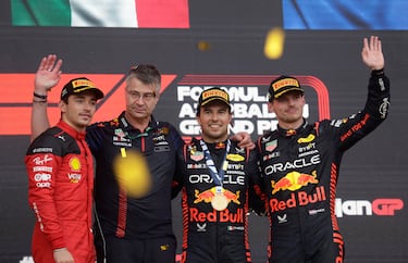 Max Verstappen reconoce el nivel de Checo Pérez luego de su triunfo en Baku