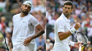 Novak Djokovic y Nick Kyrgios se medirán en la final de Wimbledon 2022