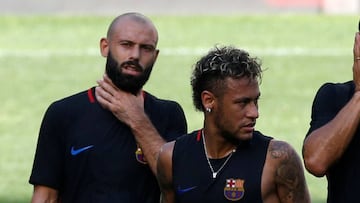 Mascherano: "Neymar es el futuro, pero cada uno toma sus decisiones"