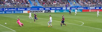 Cristiano Ronaldo marca el 0-1.