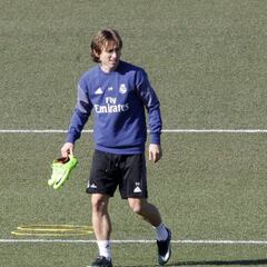 El Real Madrid prepara el partido contra el Espanyol