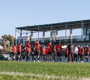 Entrenamiento en Sevilla antes de regresar a Gijón y del día de descanso