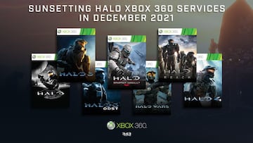 La saga Halo dice adiós al matchmaking en Xbox 360 el próximo diciembre de 2021