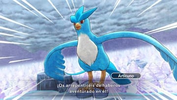 Articuno en Pokémon Mundo Misterioso: equipo de rescate DX