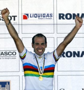 Mundial de Ontario (Canadá) de 2003. Igor Astarloa ganó la medalla de oro en ruta.
