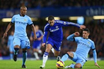 Chelsea y Manchester City luchan por el primer lugar en la Premier League.