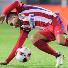 El Atlético, uno a uno: Correa se atraganta, Juanfran goleador