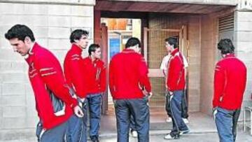 <b>FUTURO INCIERTO. </b>Los jugadores del Albacete se enfrentan a un etapa de incertidumbre tras la decisión del club manchego.