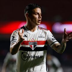 James Rodríguez, protagonista en nuevo triunfo de Sao Paulo