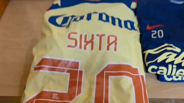 Así lucirá el nombre de las mamás de los jugadores del América en las camisetas.