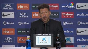 Simeone: "Necesitábamos volver a la victoria, sobre todo en casa"