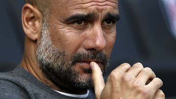 Pep Guardiola, entrenador de Manchester City