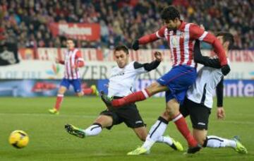 Diego Costa marca el 1-0.