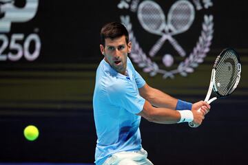 Novak Djokovic, en Tel Aviv.