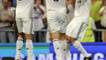 <b>TRES TENORES. </b>Al igual que en Bilbao, Cristiano, Kaká y Benzema serán el ataque del Madrid.