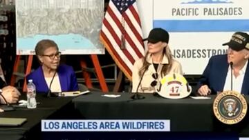 Trump clashes with LA Mayor Bass on live TV, urges her to speed up