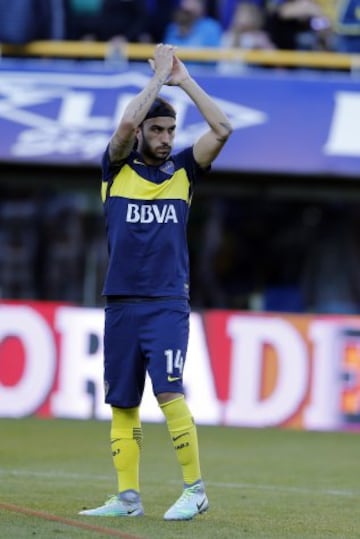 Sebastián Pérez fue titular y jugó todo el partido con Boca Juniors en la goleada sobre Quilmes en juego de la cuarta fecha de la Liga de Argentina.