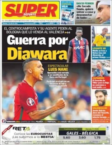 Portadas de la prensa mundial