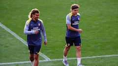 Simeone no fuerza: sesión muy suave antes del derbi