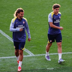 Simeone no fuerza: sesión muy suave antes del derbi