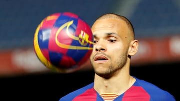 Presentación de Martin Braithwaite con el Barcelona