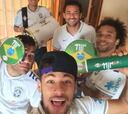 Alexandre Pires pone samba
a Neymar y sus compañeros