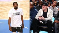 Imagen de Kevin Durant y Michael Rapaport.