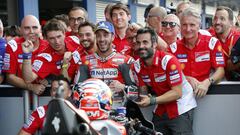 Andrea Dovizioso tras la carrera de Tailandia.