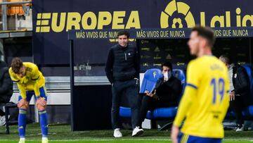 Marcelino García Toral ante el Cádiz.