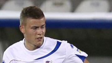 Finngebonen, en un partido con Valencia.