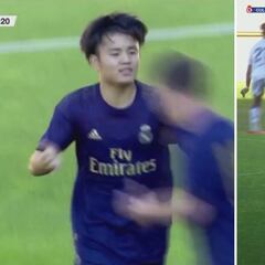 Kubo tira la puerta a golpes: su partido ante la 'Cultu' en 90''