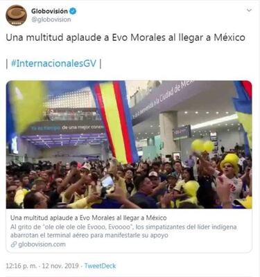 Llegada de Evo Morales confunde al mundo con 'Memo' Ochoa