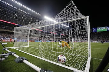 Marcelo en la tanda de penaltis.