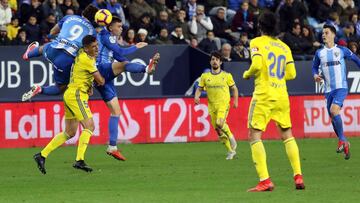 14/12/18 PARTIDO DE SEGUNDA DIVISION MALAGA - CADIZ GARRIDO