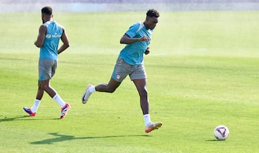 El campeón olímpico ha dicho adiós al Atlético sin haber llegado a jugar un partido como rojiblanco. Samu llegó al club rojiblanco tras la jornada 1 de la pasada Liga, en la que marcó en el Metropolitano como jugador del Granada.