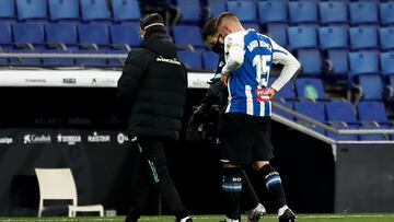 20/03/21  PARTIDO SEGUNDA DIVISOIN 
 ESPANYOL - LOGRO&Ntilde;ES 
 DAVID LOPEZ LESION 