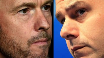 Erik ten Hag (left) and Mauricio Pochettino.