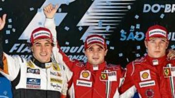 <b>¿BAILE DE PILOTOS? </b>Alonso puede terminar en Ferrari en 2009 si se deciden a prescindir de Raikkonen, pero aún sigue siendo más probable que sea su rival en Renault.