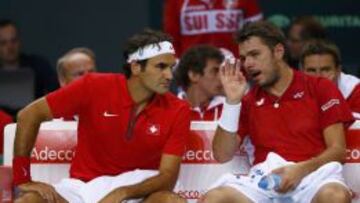 Federer y Wawrinka.