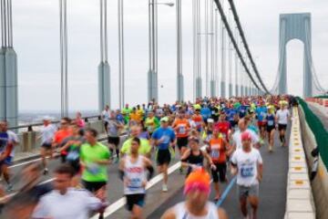 El 45º maratón de Nueva York pone a correr al mundo