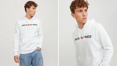 Esta sudadera con capucha de Jack & Jones para hombre es suave, cálida y muy cómoda.