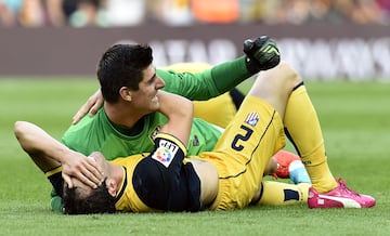 A 1-1 draw at the Camp Nou was enough to see Atlético Madrid claim the La Liga title in 2014.