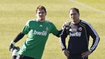 EXIGENCIA. Louro le aprieta a Casillas en cada entrenamiento.