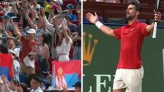 Salva 1, salva 2, salva 3, salva 4, salva 5... Novak Djokovic gana un punto imposible, es legendario