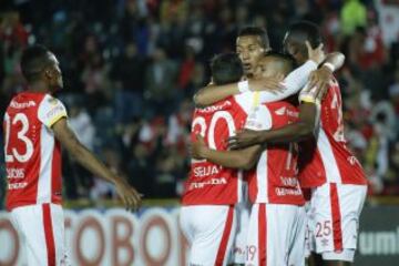 Arrechea, Morelo, Borja, Quiñones y un autogol prendieron la fiesta en El Campín.
