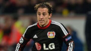 Andrés Guardado tuvo un paso fugaz por el Leverkusen.