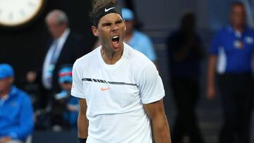 Rafa Nadal supera a Monfils y se mete entre los ocho mejores