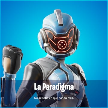 fortnite skin la paradigma