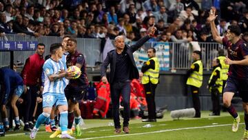 Sergio Pellicer, durante el Málaga - Levante.