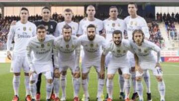 Once del Real Madrid en Eibar.